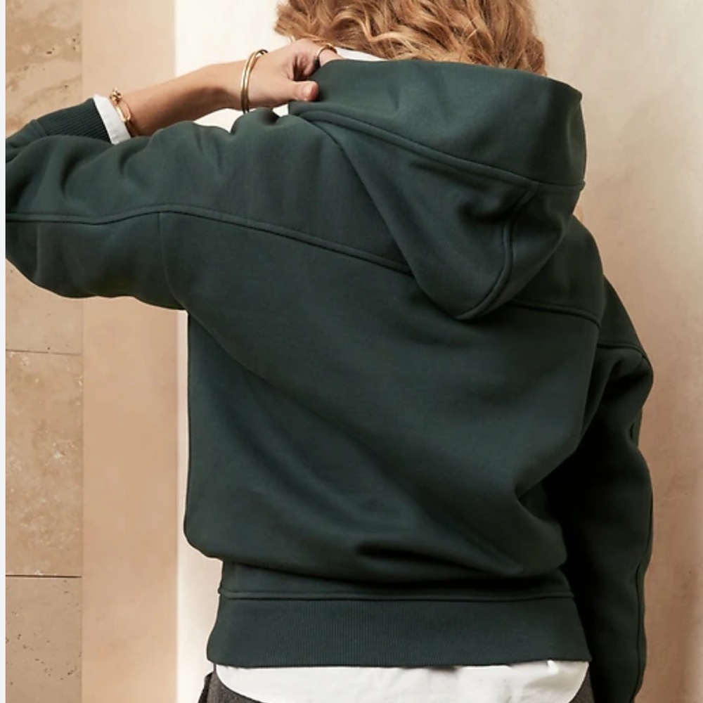 BANANA REPUBLIC CLOUD FLEECE HOODIE - DOLMAN SLEEVE MED - TAKE CASUAL UP A NOTCH